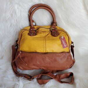 Arizona Jeans Mustard/Brown Purse/Handbag
